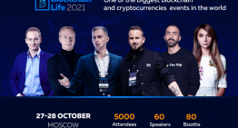 Blockchain Life 2021, the 7th International Forum’s on Blockchain, Cryptocurrencies and Mining, will take place on October 27-28 in Moscow
