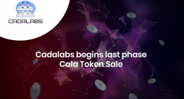 Cadalabs kicks off last Phase Token Sale with less than 1 million Cala tokens available for Sale